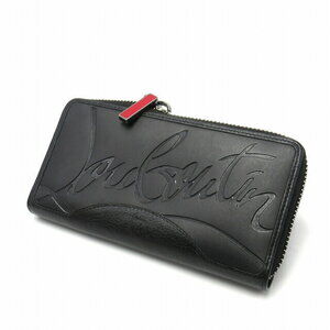 Christian Louboutin Wallet Round Leather Long Black